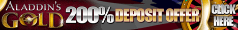 Aladdins Gold Online Casino is a Video Poker heaven - Click Here For 200% FREE